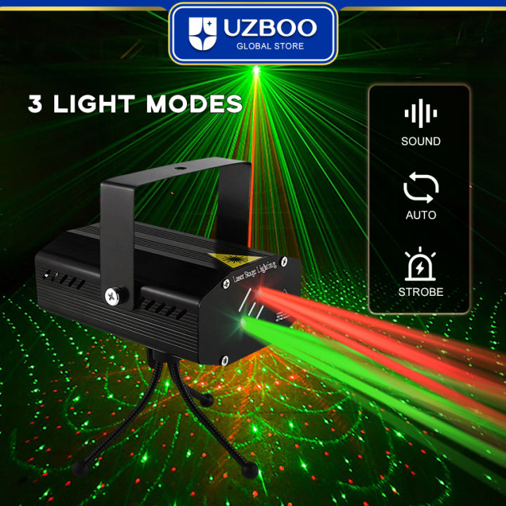 UZBOO%20RGB%20Laser%20Stage%20Lights%2032%20Pattern%20Party%20Projector%20Lights%20DJ%20Disco%20Sound%20Activated%20Strobe%20Lights%20RGB%20LED%20Laser%20Projector%20For%20Birthday%20Wedding%20KTV%20Bar%20Concert%20USB%20Plug%20-%20Image%204