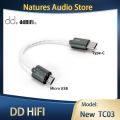 DD ddHiFi All-New Upgraded TC03 Type-C to Micro USB Data Cable to Connect Your Smartphone/Computer with Micro DAC/DAP/Amplifier. 