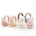 Winter Warm Ear Muffs Cartoon Rabbit Shape Lovely Plush Earmuff Women Girls Children Headphone Earmuffs Solid Cute Warmer Earlap. 