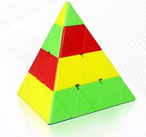 gan cube [Picube] QiYi 4x4x4 Pyramid Cube Master Pyraminx Black ...