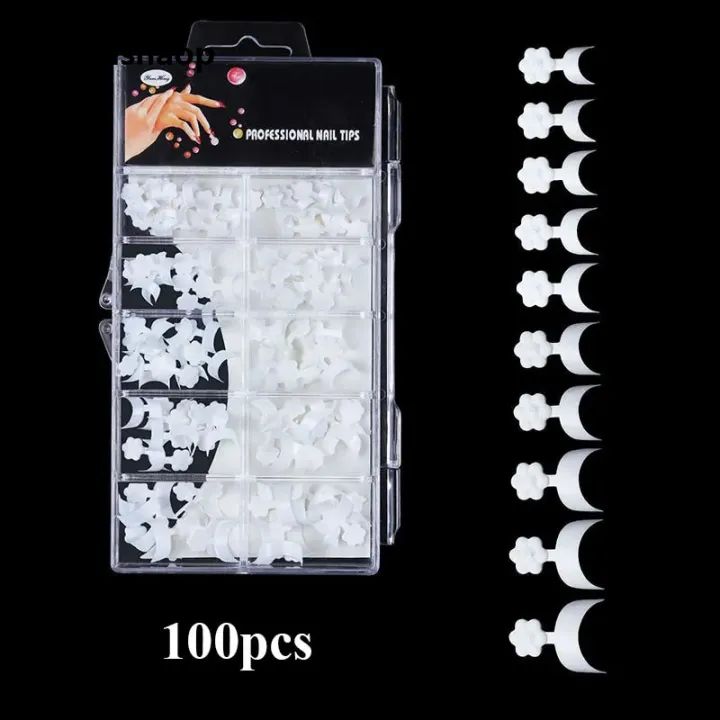 Anedshaop%20500pcs/bag%20100pcs/box%20New%20Nail%20Arts%20Short%20Nails%20White%20Crescent%20Profesional%20Shape%20Acrylic%20Nail%20Tips%20Half%20Cover%20Manicure%20Salon%20Tools%20-%20Image%206
