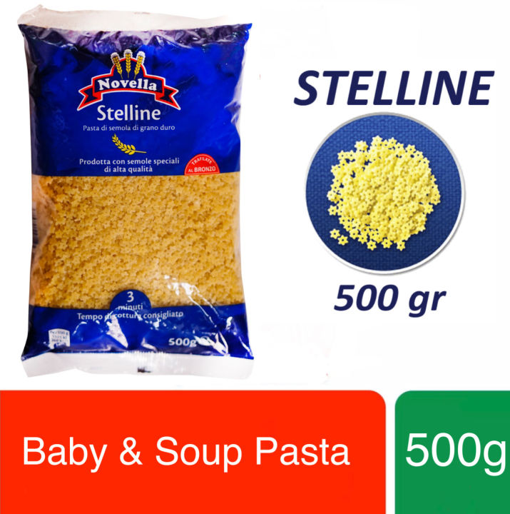 Pasta Stelline Little Stars Baby & Soup Pasta Novella 500g Made in Italy by italian mart