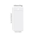 Mr. Paper PET waterproof tape six sections long tape handbook material decorative beauty tape DIY photo frame magazine album. 