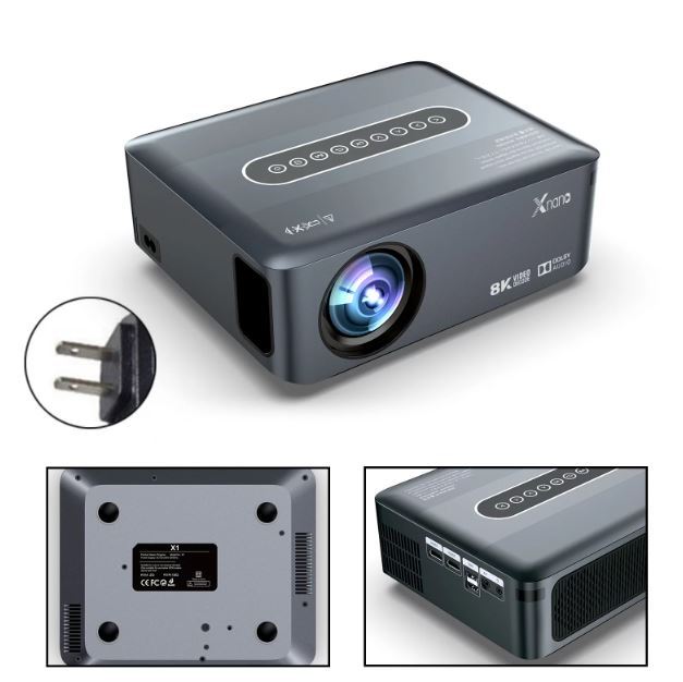 Ultra HD 8K Decoding Projection 1080p Android Movie Projector