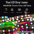 Pixel LED Strip 1 meter 60 LED WS2812B Individually Addressable IP30 Non-Waterproof. 