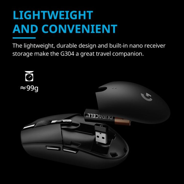 Logitech%20G304%20Wireless%20Mouse%20Gaming%20Esports%20Peripheral%20Programmable%20Office%20Desktop%20Laptop%20Mouse%20LOL%20-%20Image%202