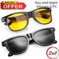 Modern Night Vision Sunglasses 2 in 1 Sunglasses for Men and Women Two sunglasses in One pack 3. 