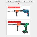 Electric drill/hammer adapter/conversion head/device. 