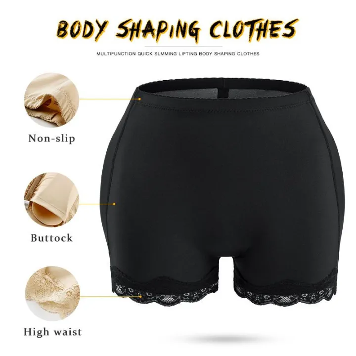 Feng%20plus%20Size%20Crotch%20Padded%20Panties%20Women's%20Shaping%20and%20Belly%20Trimming%20Hip%20Lifting%20Hip%20Fake%20Hip%20Pad%20Underwear%20Hip%20Lifting%20Shorts%20-%20Image%207