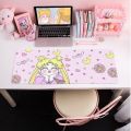 Kawaii Mouse Keyboard Computer Pad Pad Pad Food Mat Lap Mouse Mats Sailor Gaming Moon Anime Manga Gaming Eat Cartoon Desk(7_60X30 Cm). 