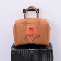 【ALLGOOD】O—S STORE Cartoon Printed Felt Travel Bag Large Capacity Portable Luggage Lunch Handbag Portable Tote Bag Student. 