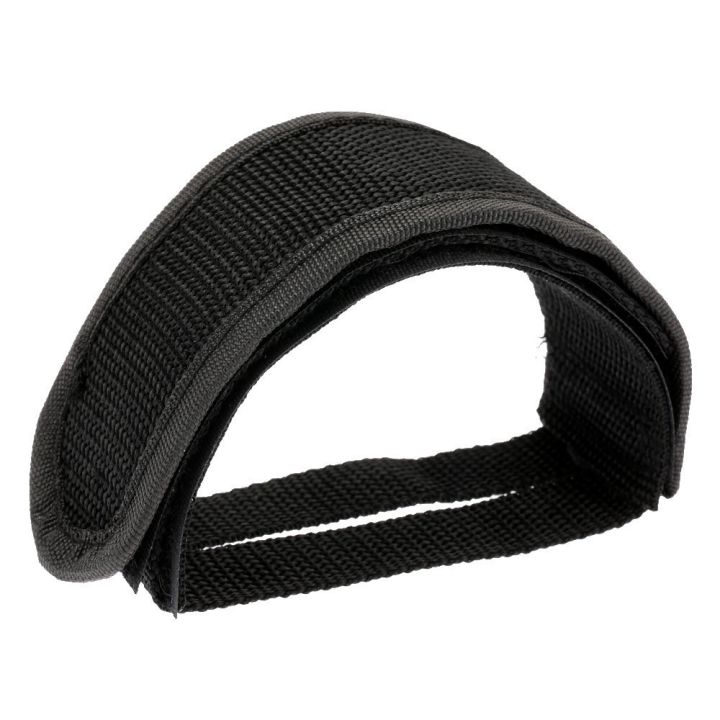 Bicycle Anti-slip Double Adhesive Straps Pedal Toe Clip black
