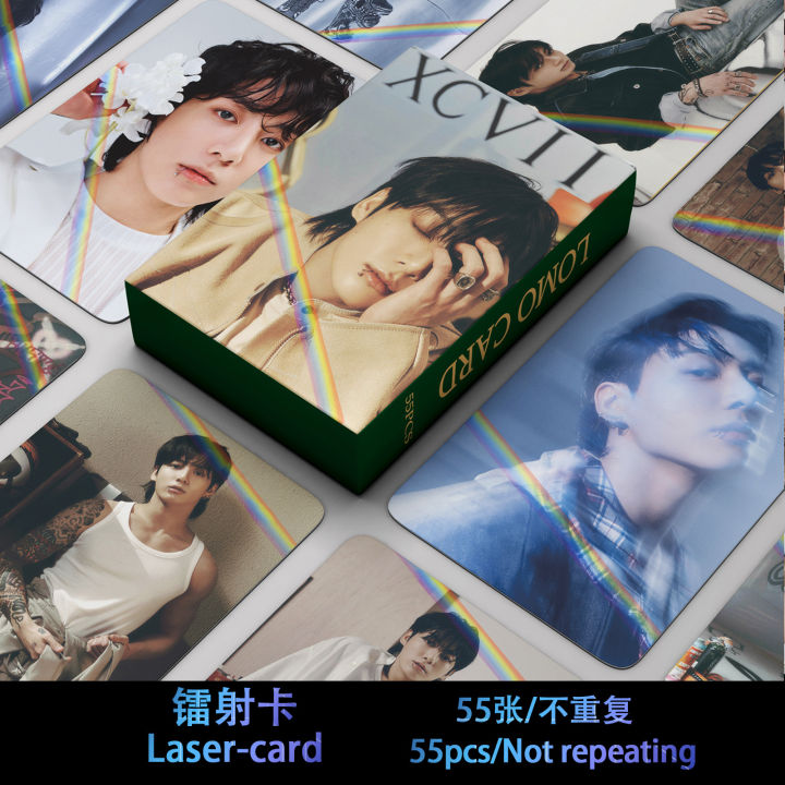 55Pcs/Set Kpop idol Card JK GOLDEN Album Lomo Card Poster Photocards Collect Cards Postcards Fans Gifts