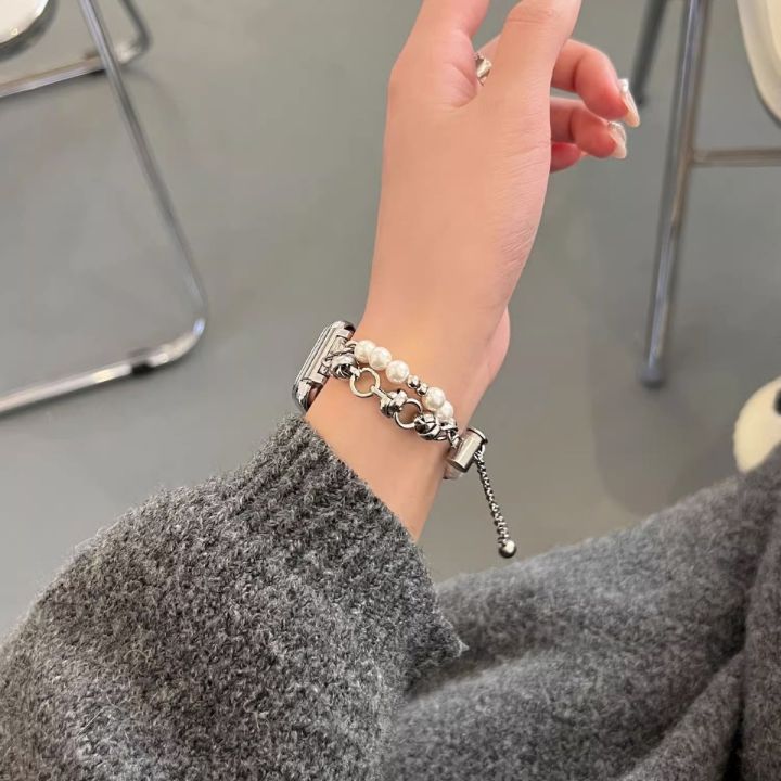 Suitable%20for%20Huawei%20bracelet%208/9/7nfc%20strap%20Honor%209/6%20bracelet%20watch%20chain%20ins%20Xiaohongshu%20girls%20advanced%20strap%20-%20Image%203