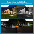 8MP 4K PTZ WiFi IP Camera Security Protection Dual Lens Screen Color Night Vision Auto Track CCTV Surveillance Camera ICSEE APP WD. 