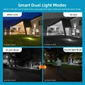 8MP 4K PTZ WiFi IP Camera Security Protection Dual Lens Screen Color Night Vision Auto Track CCTV Surveillance Camera ICSEE APP WD. 