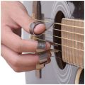3 Metal Finger Picks + 1 Thumb Pick Set Fingerpicks For Banjo,etc.. 