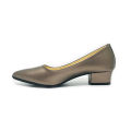 Bata Dusky Gold court shoe – Mimosa. 