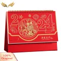 SuperRide 2024 Desk Calendar 2024 Vibrant Color Chinese New Year Desktop Calendar Monthly Planner Gift for Southeast Asian Buyers Calendar Gift. 