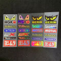Motorcycle Modification Sticker Racing Sponsor Sticker Cover Scratches Helmet Waterproof Reflective Sticker. 