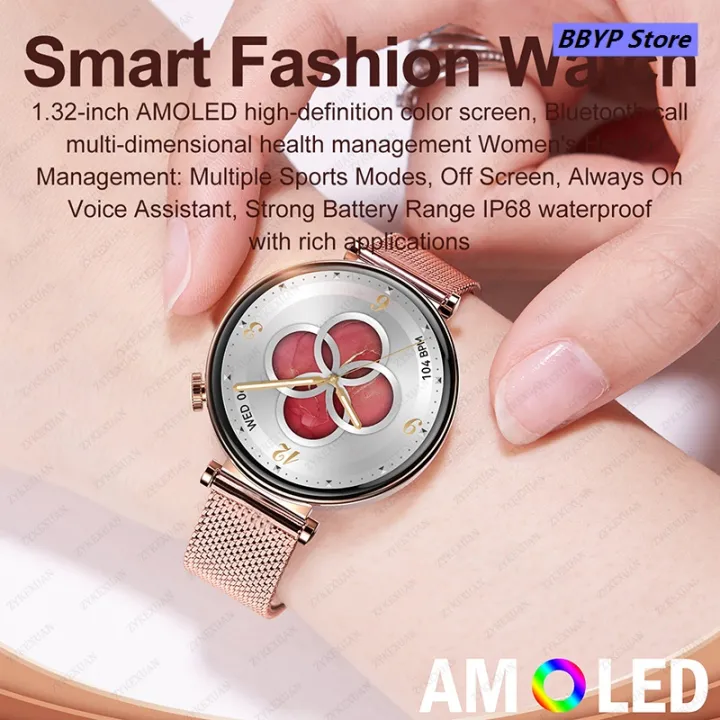 BBYP%202025%20For%20Original%20HUAWEI%20Watch%20GT5%20Mini%2040mm%20Women%20Smart%20Watch%20MenBluetooth%20Affordable%20Call%20GPS%20track%20AMOLED%20NFC%20Bluetooth%20Call%20smartwatch%20-%20Image%202