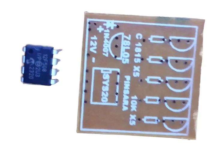 12F508%2020%20system%2090%20LED%20Driver%20PCB%20Circuit%20Knight%20Rider%20Decoration%20Microcontroller%20DIY%20Kit%20with%20components%20flasher%20circuit%20-%20Image%202