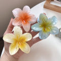 Little Plumeria Hairpin Korean Style Creative Flower Clasp Cute Hair Clip Maoxiu. 