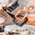 Multi-Function 5 in 1 Kitchen Slicer Vegetable Fruit Quick Nicer Dicer Cutter Chopper and Sharp Stainless Steel Blades. 