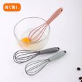 【NEW】 Mini Silicone Egg Beater Multifunctional Rotary Manual Egg Whisk Cream Baking Flour Kitchen Accessories Coffee Egg Stirring Tool. 