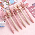 1/5/10Pcs 0.5Mm Cute Girl Press Neutral Pen Girl Press Water Pen Student Learning Supplies Exam Signature Pen Children's Stationery. 