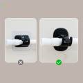Curtain Rod Holder Hooks Curtain Hangers No Drill, Universal ,Premium , Curtain Rod Brackets. 
