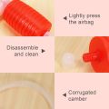 Manual Hand Siphon Syphon Oil Water Petrol crude oil engine Fuel Liquid Transfer Pump Pipe. 