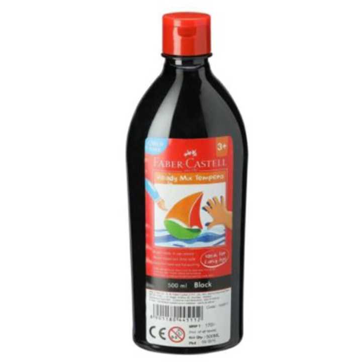 Redy Mix Tempera Paints 500ml - Black