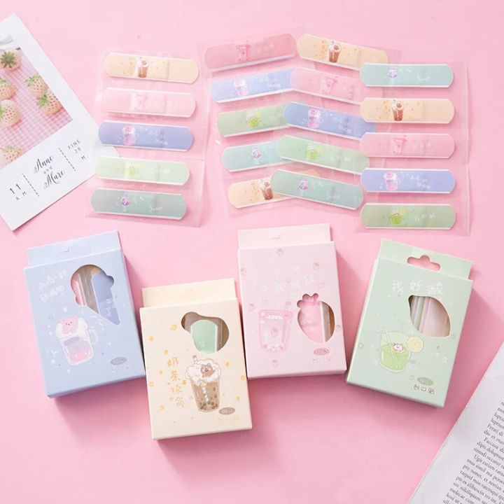 20pcs Cute Cartoon Kids Baby Bandages Adhesive Waterproof Breathable Bandages First Aid Band Aid Emergency Kit Wound Plaster