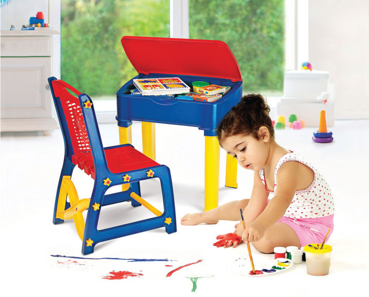 Apple Desk with Chair -  Apple Junior's Study Set Kids Desk and Chair Study Chair and Table Kids Table Kids Chair