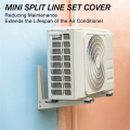 AC Line Cover Kit, Decorative PVC Tubing Cover Kit for Mini Split Air Conditioners and Heat Pumps. 