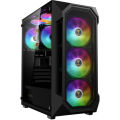 GAMDIAS AURA GC1 ELITE RGB MID-TOWER CASE With 4 ARGB Fans | Gaming Desktop Casing. 