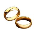 18K Gold Luxury Look Simple Fashion Style Mens Ring For Wedding, Party, Engagement. 