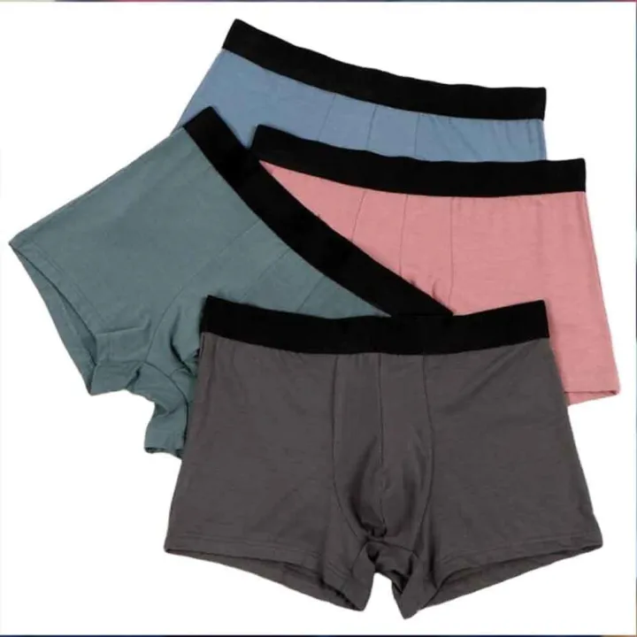 4 Pcs Pack Leo Mens underwear boxer