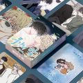 55Pcs Korean Comic BL Manga Night Small Waterside Night Photo Print LOMO Postcard Fans Gift ﻿. 