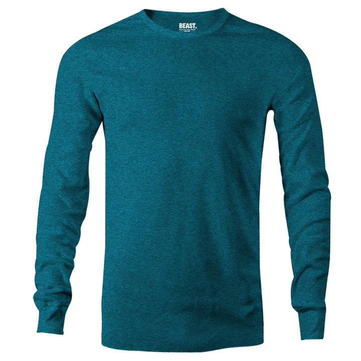 T-Shirt Republic - Sea Green Men's Premium Long Sleeve T Shirt