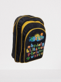 Alphabet Printed School Bag for Preschool and Grade One to Three (Size : (H x L x W ) 38 X 27 X 10 cm)/ Cute Children School Bag/ Nursery Shoulder Bag/ Best Gift for 4-8 Years Old/ Cartoon Kids Boys and Girls Backpack. 