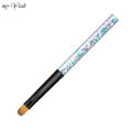 Myyeah Nail Art Acrylic Brush Solid Polish Painting UV Gel Extension Builder Brush Nail Drawing Pen DIY Manicure Tool. 