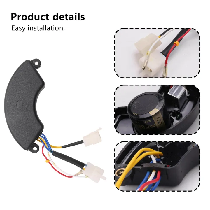 5Kw%206.5Kw%208Kw%20Three%203%20Phase%20Gasoline%20Generator%20Avr%20Universal%20Automatic%20Voltage%20Regulator%20Stabilizer%20for%20Alternator%20400V%20470Uf%20-%20Image%206