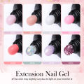 BORN PRETTY Acrylic Gel For Nail Extension Milky White Quick Building Soak Off UV Gel Nail Art Gel Semi-Permanent Varnish. 