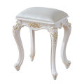 European-Style American Dressing Table Stool Makeup Stool Soft Bag Small Square Stool Home Chair Nail Stool45cm High Dining Stool. 