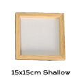 Wood Tray frame with Back Support, for Home Décor, Craft, DIY, Painting, Flower Preservation, Wooden Sheet Craft, Decoupage, Resin Art Work & Decoration (Thickness 1.5cm). 
