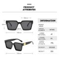 Retro Large Frame Sunglasses Men Women Glasses Summer UV Protection Sun Glasses. 