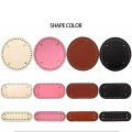 Leather Bag Bottoms DIY Handmade Oval Round Bottom Bag Accessories for Bags MJK. 