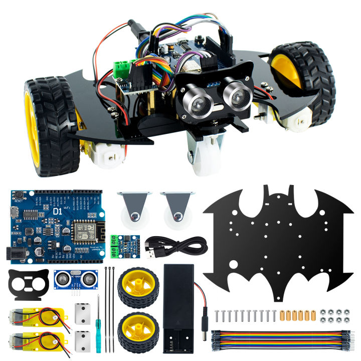 Lafvin%202wd%20Smart%20Robot%20Car%20Chassis%20Kit%20For%20Arduino%20Programming%20Project%20Diy%20Electronic%20Educational%20Automation%20Robot%20Car%20-%20Image%204